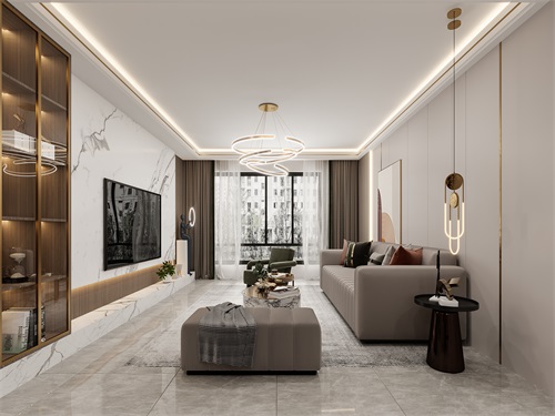 中海瓏灣138㎡后現(xiàn)代風格效果圖 中海瓏灣138㎡后現(xiàn)代風格效果圖