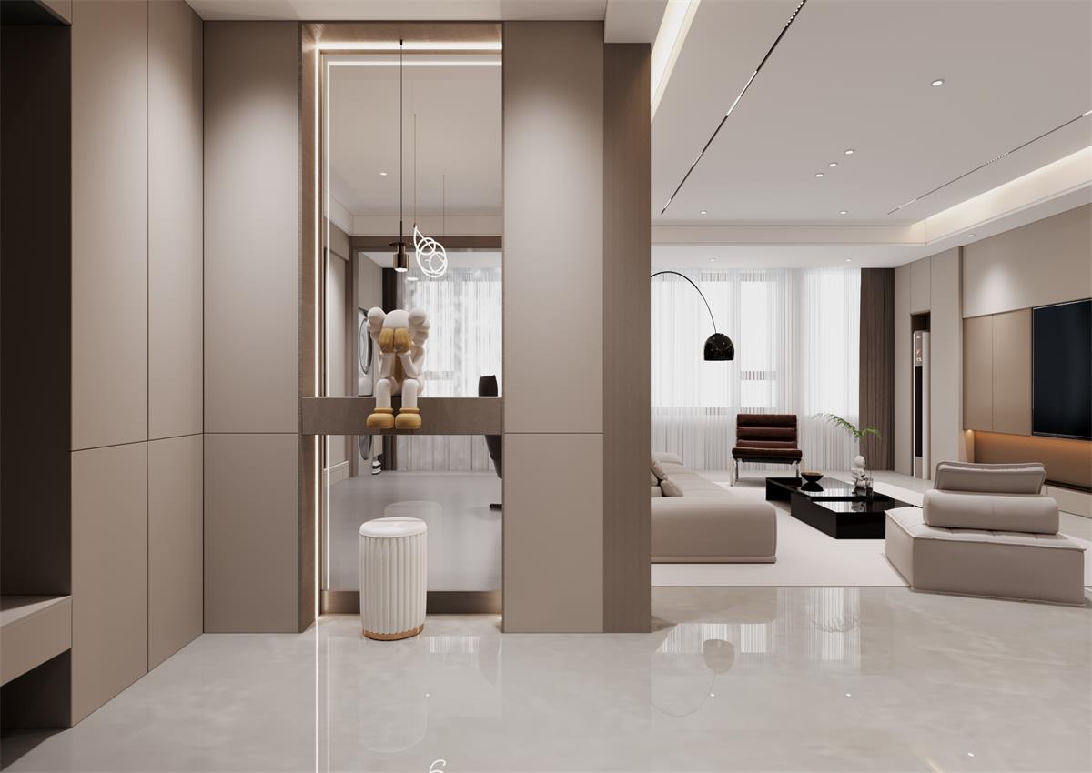 玉庭華府146㎡ | 自帶高級(jí)感的意式極簡(jiǎn)家，一進(jìn)門(mén)就想哇塞！