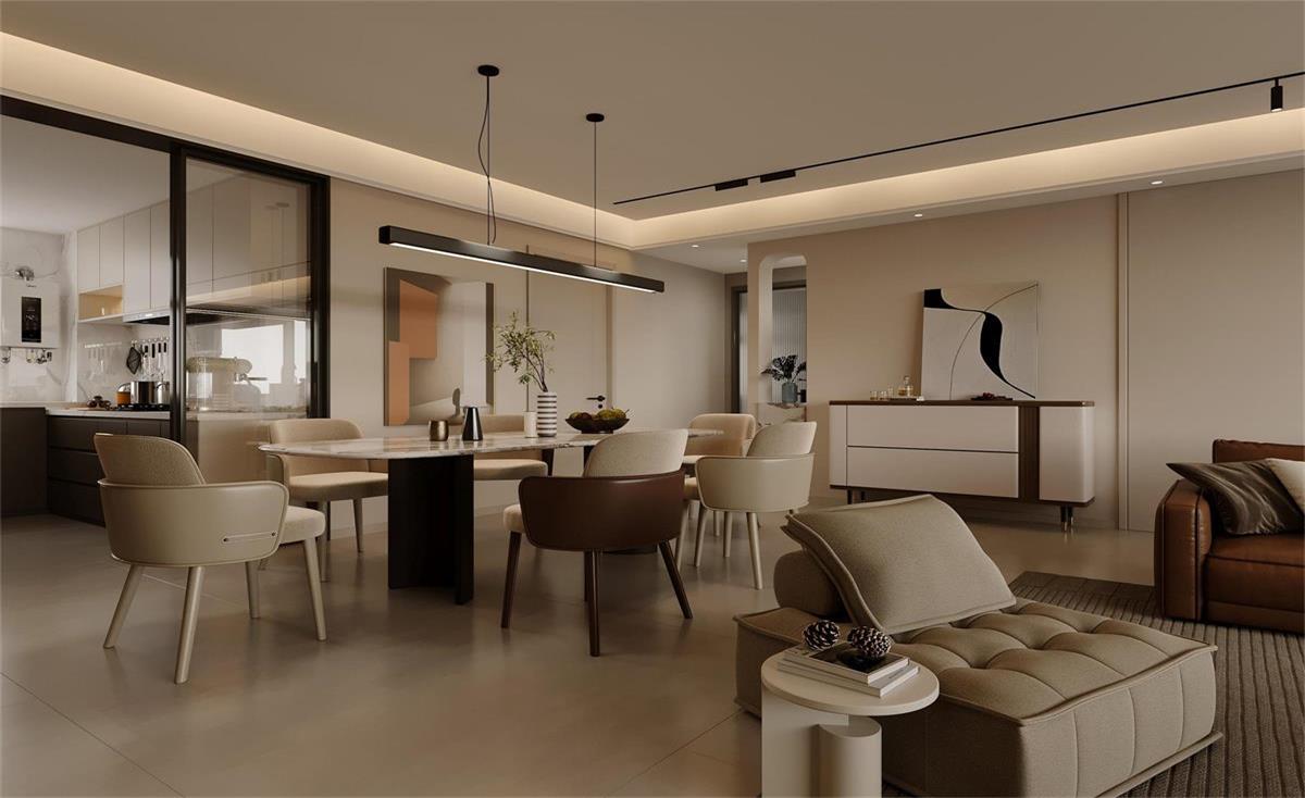 中海華樾 | 現(xiàn)在裝修都內(nèi)卷成這樣了？！從玄關(guān)就開始美哭的143㎡現(xiàn)代風(fēng)