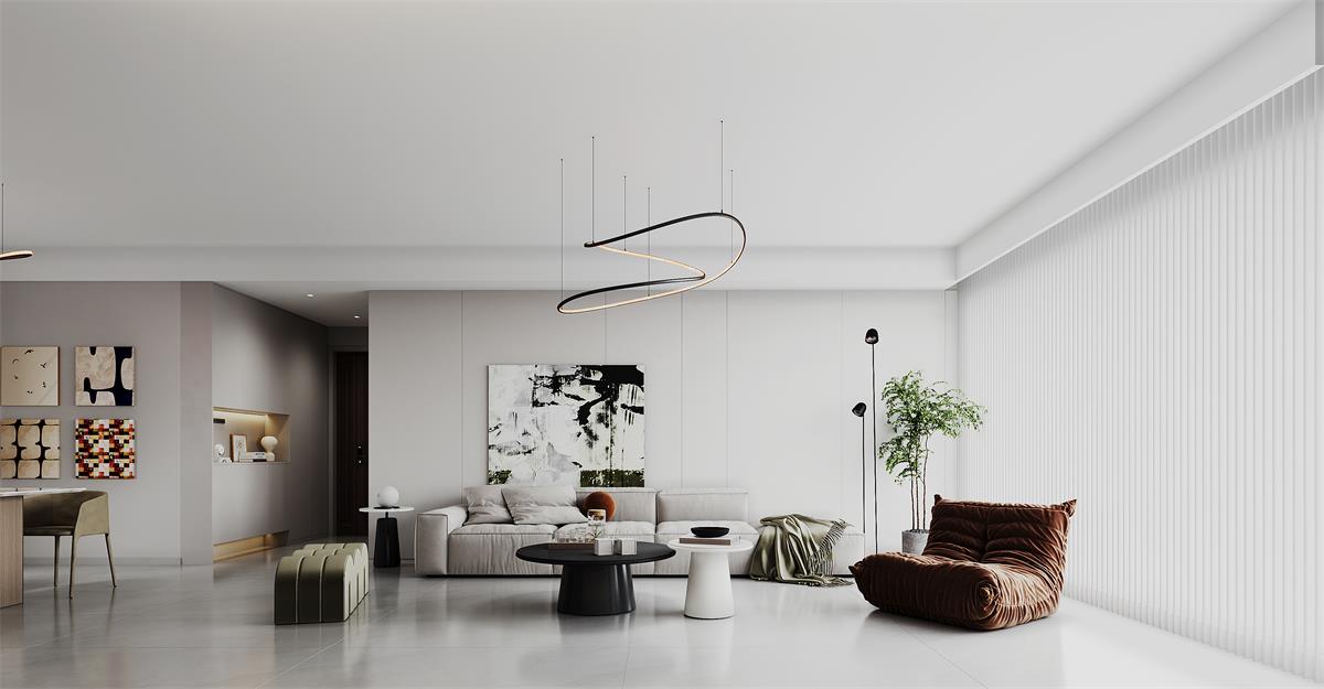 寧房云筑129㎡ | 裝修的盡頭原來是極簡！家越簡單越高級~