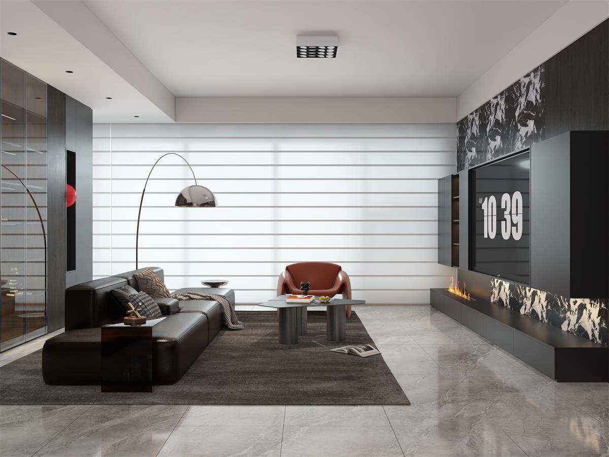 萬科錦曜 | 暗黑美學天花板！他家129㎡意式風太驚艷了！