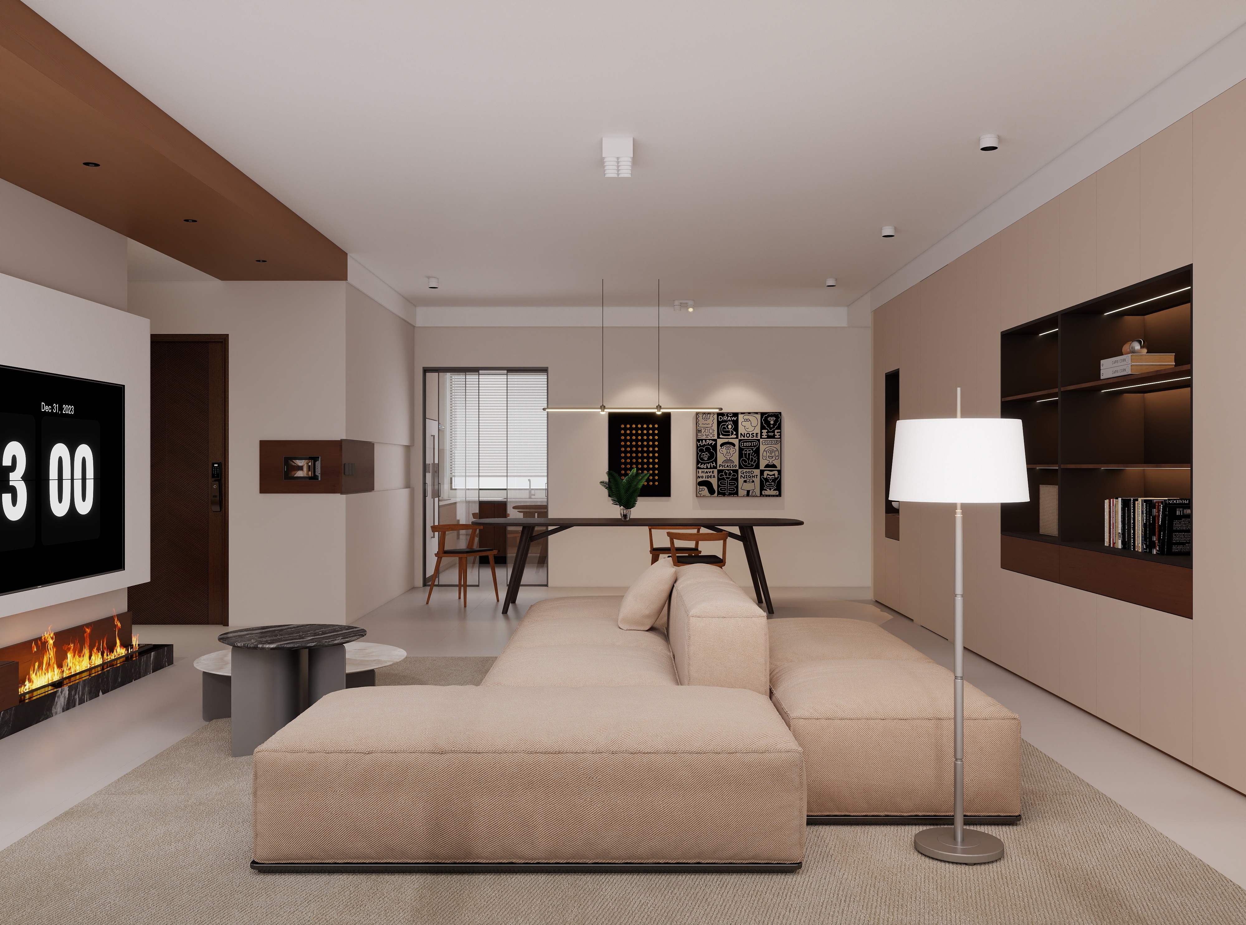 民生北府143㎡ | 極簡主義的生活哲學(xué)，在市中心過上隱居生活~