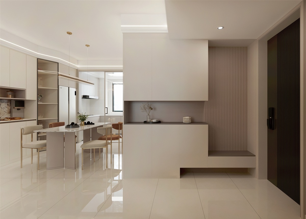 中海河山郡 | 聽勸！裝修少看點網(wǎng)紅設(shè)計，119㎡簡約風小家溫馨又耐看！