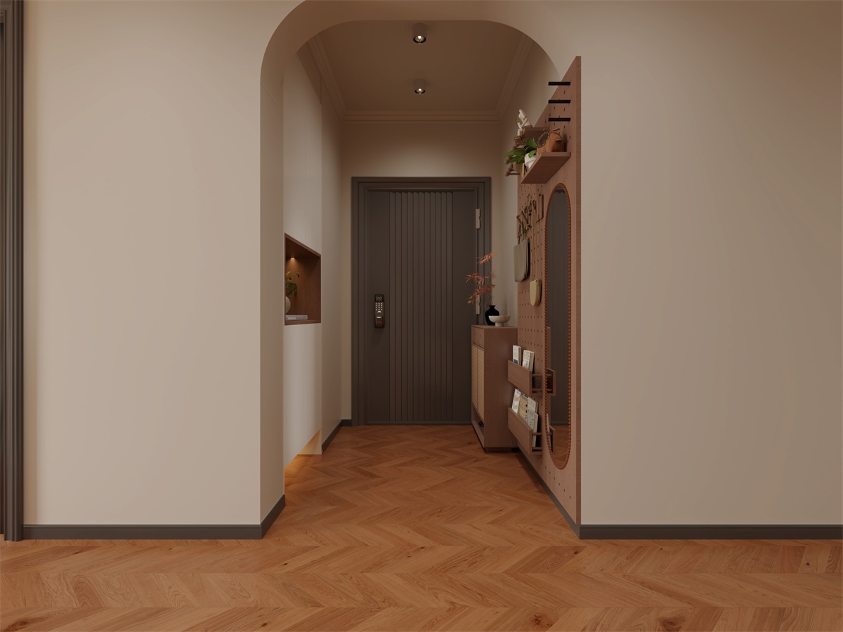 閱海萬家110㎡ | 奇葩戶型爆改中古風(fēng)治愈美家！推門第一眼就驚艷！