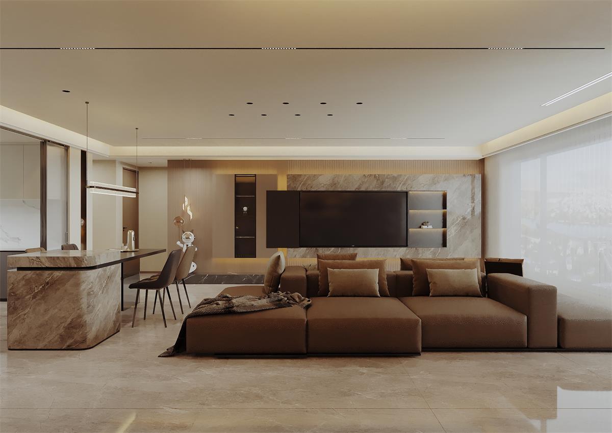 中恒央御143㎡ | 朋友說：品味不錯哦！你家意式輕奢風(fēng)顯貴又好看