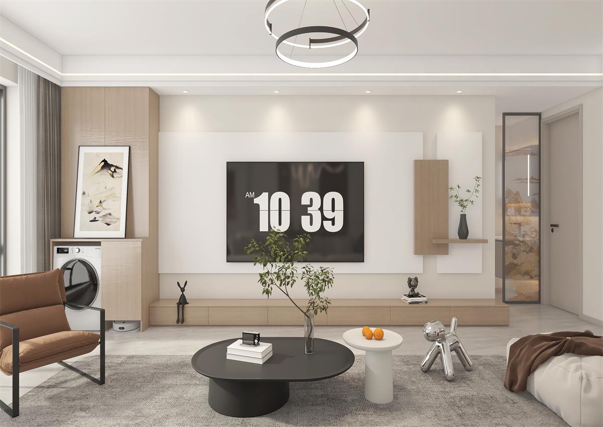 紫辰府128㎡ | 『奶油風(fēng)』不是刷個大白墻！溫馨、顯大、好打理才是核心！