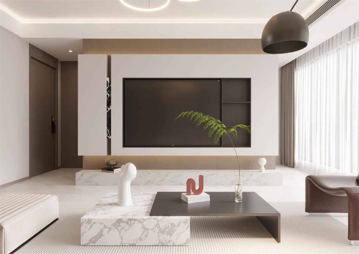 萬科錦曜143㎡ | 中性色調(diào)的自然風之家，慢生活的氛圍徹底治愈我了！