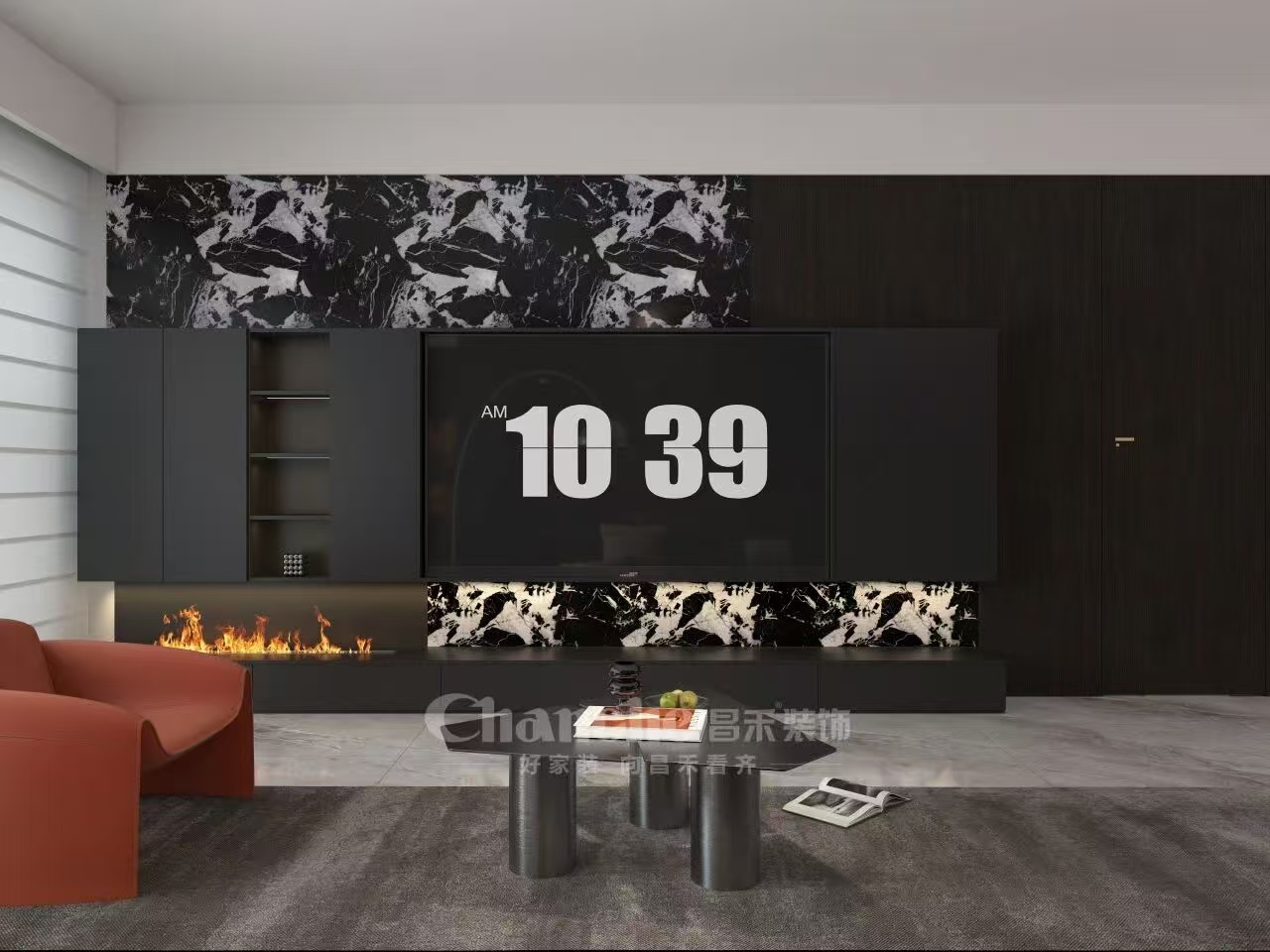 萬科錦曜129㎡ | 當(dāng)初全家都反對(duì)的黑色系極簡風(fēng)，幸好我堅(jiān)持到底！