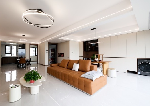 實(shí)景首發(fā) | 不做網(wǎng)紅造型！這套133㎡簡(jiǎn)約風(fēng)的家，治愈往后余生~